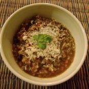 BARLEY - Tomato, Barley and Pecorino Soup - Slow Cooker